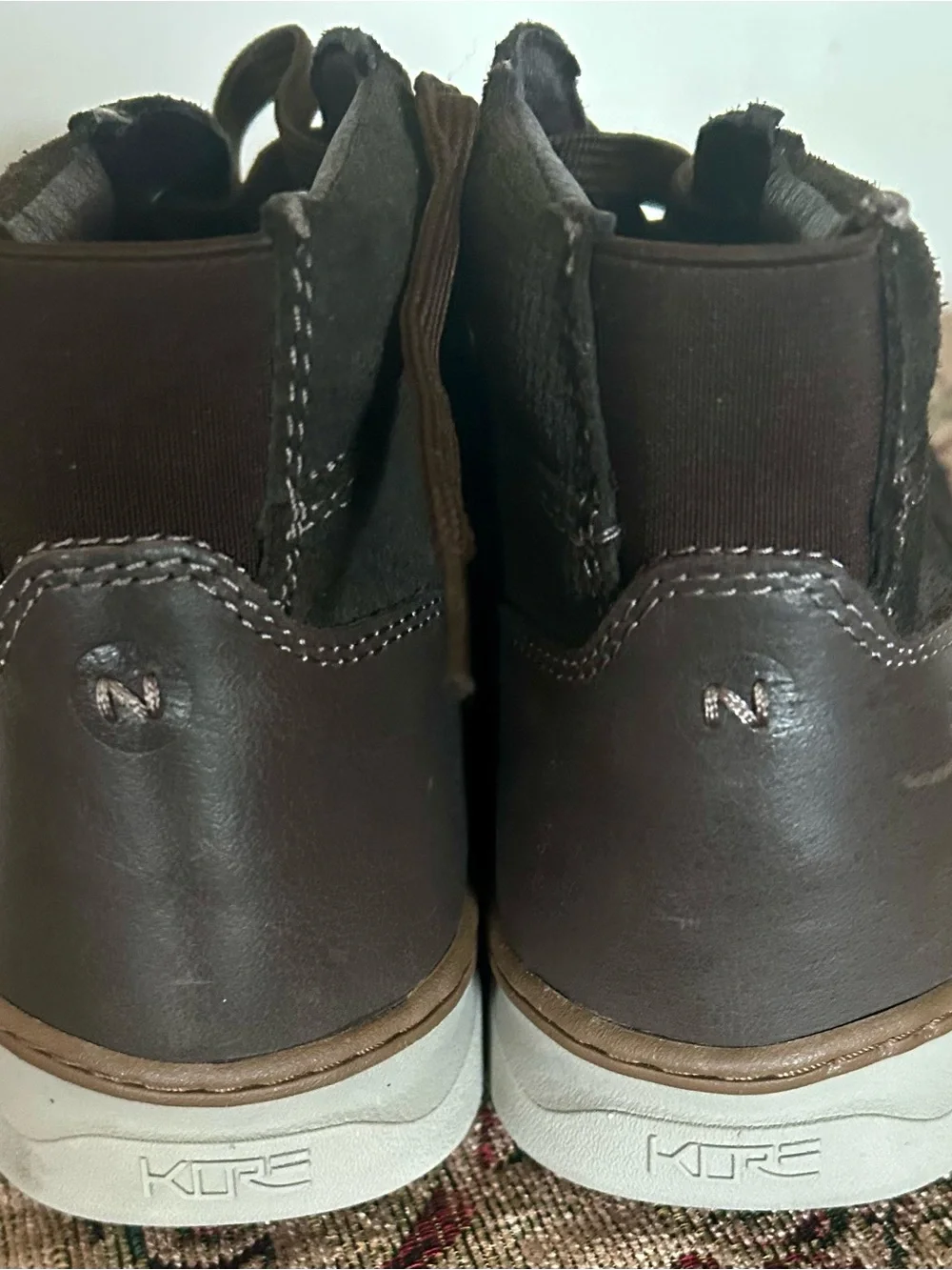 Nunn Bush KORE Men’s Brown Chukka Shoes Size 8W